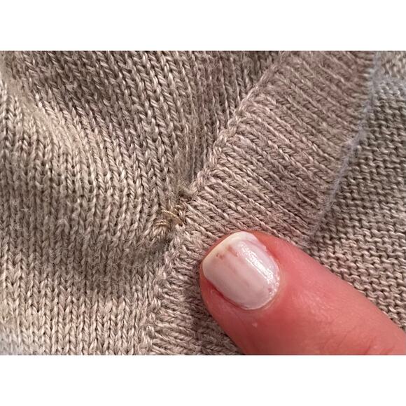 Zestt Organic Cotton Beige Sleeveless Long Open Front Cardigan, Duster, OS - Picture 8 of 8